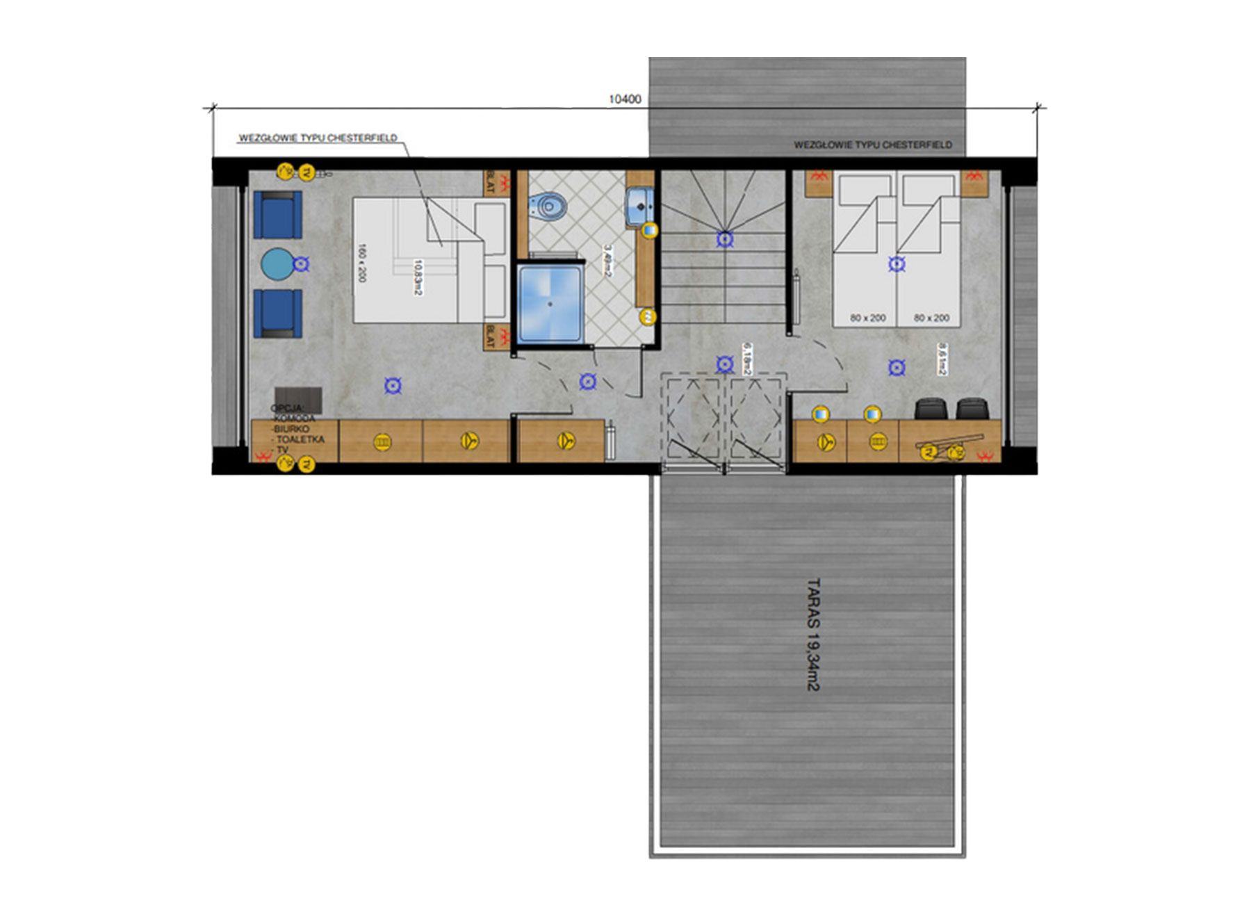 Raumplan Sankt Moritz Lodge OG
