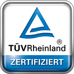 Tüv Rheinland zertifiziert